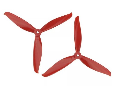 KINGKONG/LDARC 7040 3-blade Red CW CCW Propeller for RC Drone FPV Racing [1406282-r]